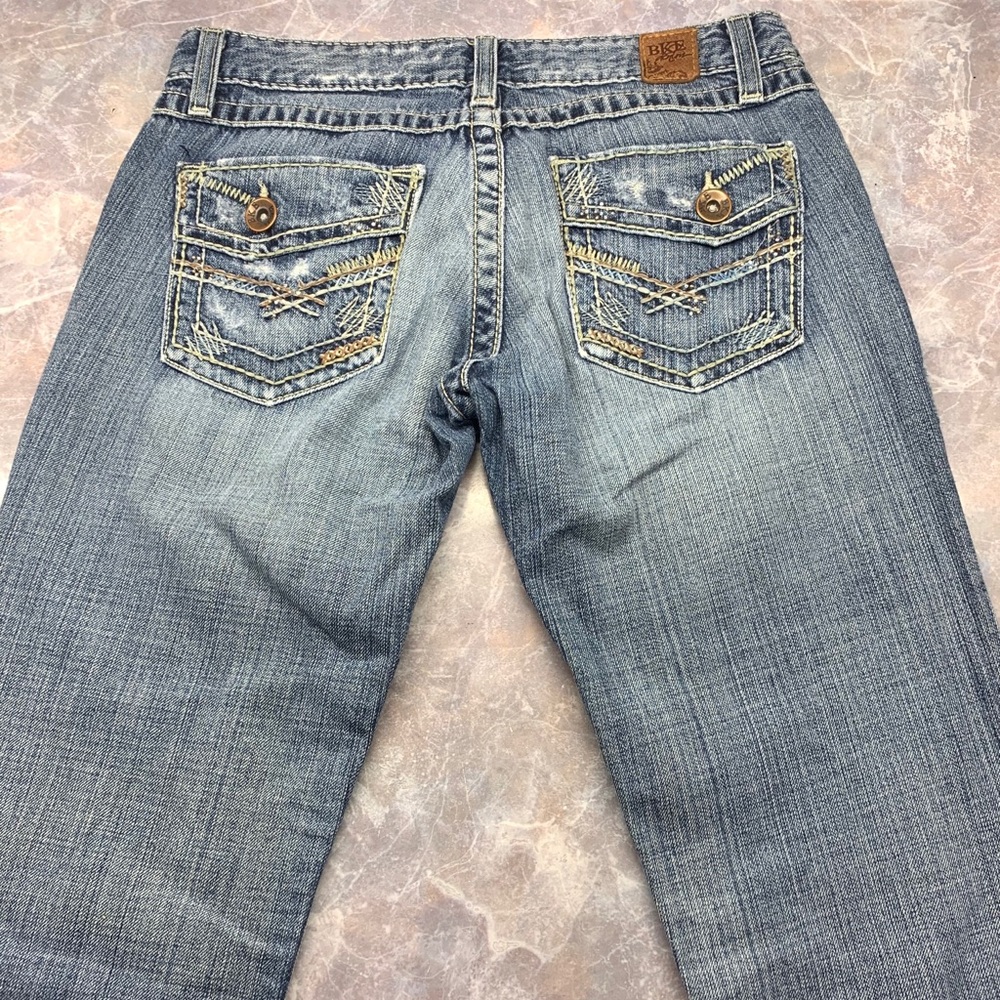 BKE Sabrina 26×33 1/2Torn and Distressed Boot Jean